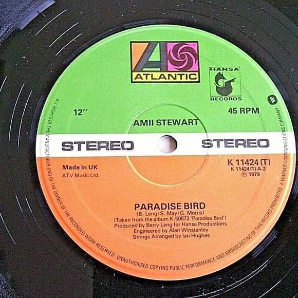 Vinyl Record Amii Stewart The Letter Paradise Bird Atlantic EP 12" Single Dance - Picture 16 of 16